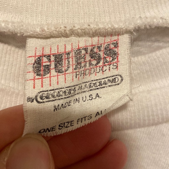 GUESS Vintage three-quarter sleeved logo t-shirt. Oversized fit. From 1990! - Picture 4 of 11